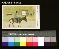 藏品(中國風景風俗繪畫明信片)的圖片